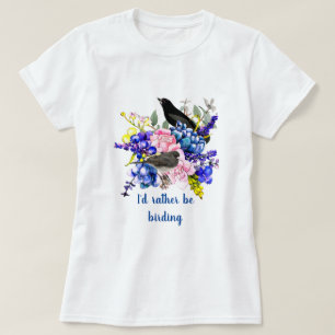 Camiseta Eu Preferencialmente de Birding/Bird Lover