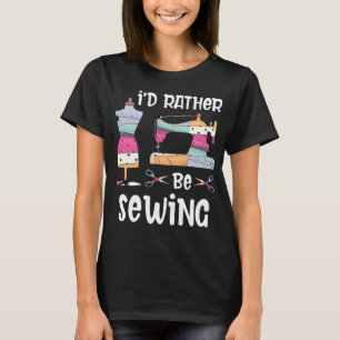 Camiseta Eu Preferencialmente De Costurar