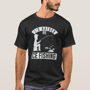 Camiseta Eu Preferencialmente De Estar A Pescar Gato De Gel
