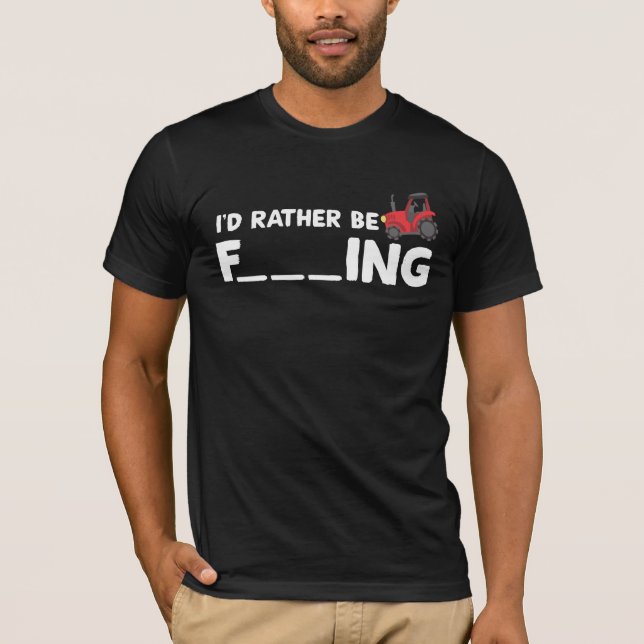 Camiseta Eu Preferencialmente De Estar Fazendo Agricultura. (Frente)