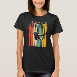 Camiseta Eu Preferencialmente De Estar Paraquedismo