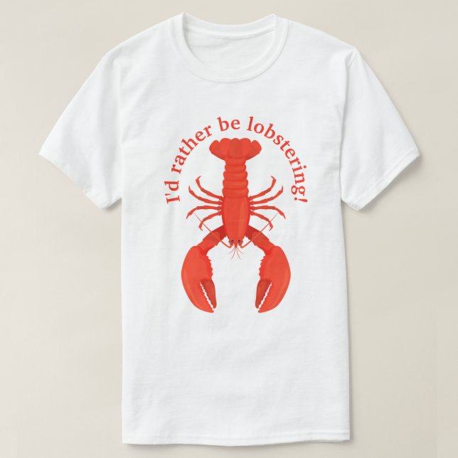 Camiseta Eu Preferencialmente De Lobstinar T-Shirt (Frente do Design)