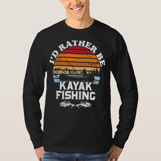 Camiseta Eu Preferencialmente De Pescar Kayak (Frente)