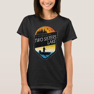 Camiseta Eu Preferencialmente Em Duas Irmãs Lago Wisconsin 