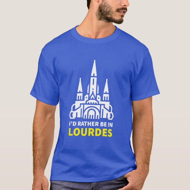 Camiseta Eu preferencialmente em Lourdes (Frente)