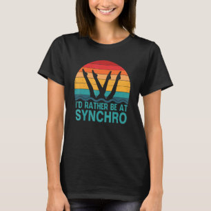 Camiseta Eu Preferencialmente Em Synchro Retro Sincronizado