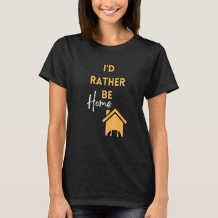 Camiseta Eu Preferencialmente estar em casa