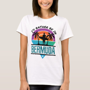 Camiseta Eu Preferencialmente estar nas Bermudas