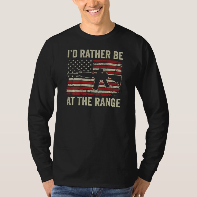 Camiseta Eu Preferencialmente Estar No Intervalo De Armas A (Frente)