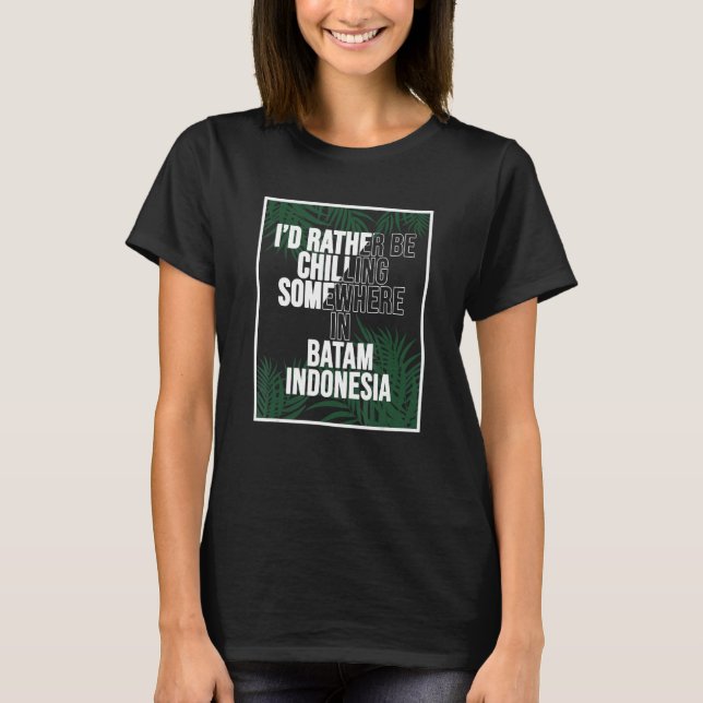 Camiseta Eu Preferencialmente Estar Refrescando Em Algum Lu (Frente)