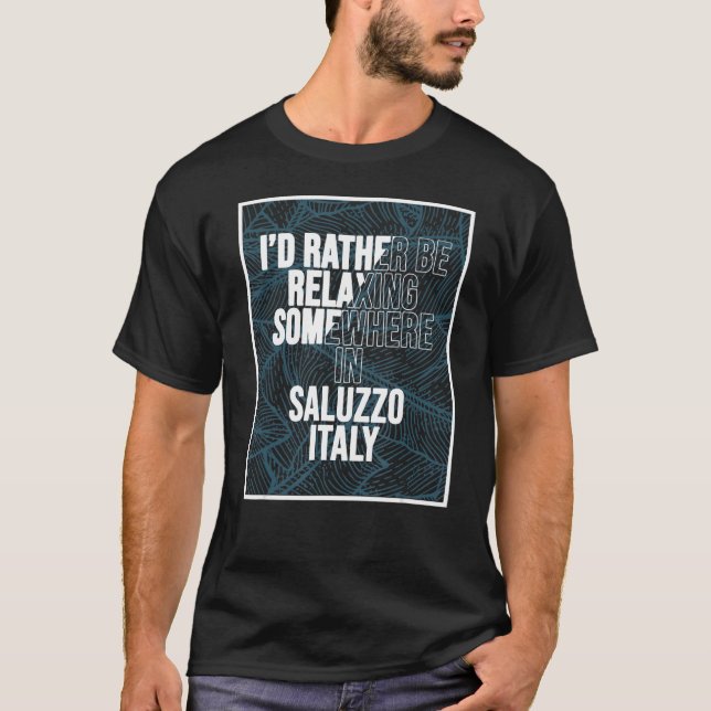 Camiseta Eu Preferencialmente Estar Relaxando Em Algum Luga (Frente)