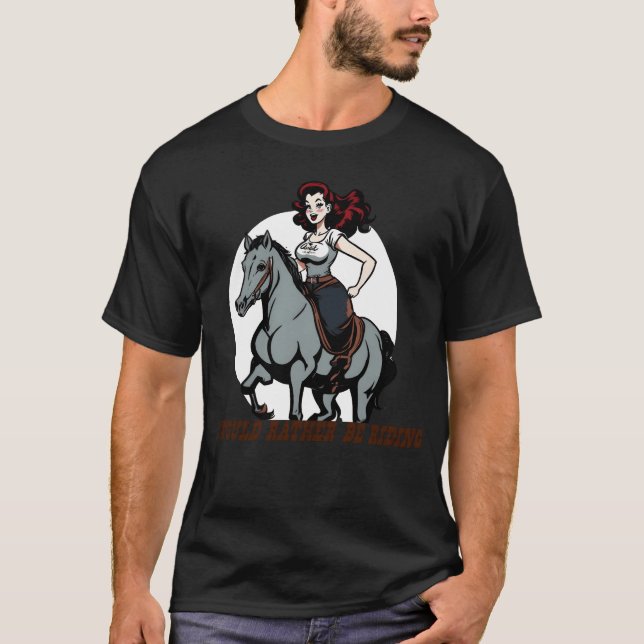 Camiseta Eu Preferencialmente Estaria Andando 50 Andando De (Frente)