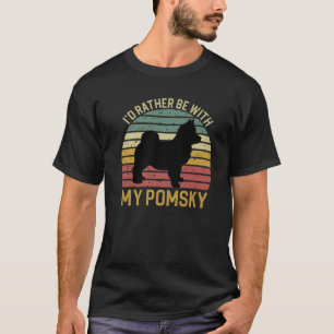 Camiseta Eu Preferencialmente Estaria Com Meu Pomsky Poms