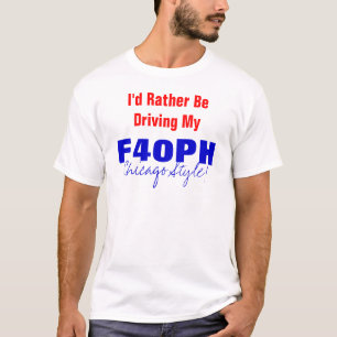 Camiseta Eu preferencialmente estaria conduzindo meu F40PH,
