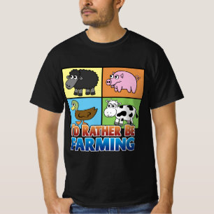Camiseta Eu preferencialmente estaria cultivando!