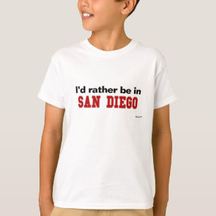 Camiseta Eu preferencialmente estaria em San Diego