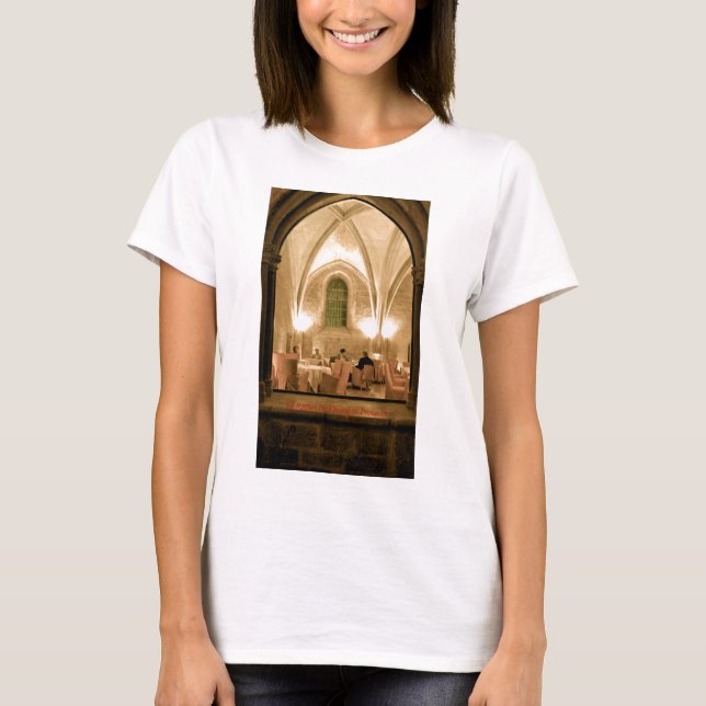 Camiseta Eu preferencialmente estaria jantando no verde (Frente)