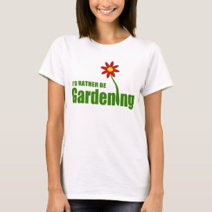 Camiseta Eu PREFERENCIALMENTE ESTARIA JARDINANDO