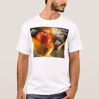 Camiseta Eu preferencialmente estaria jogando a piscina!