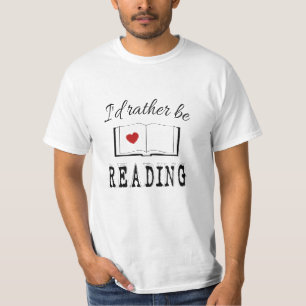 Camiseta Eu preferencialmente estaria lendo