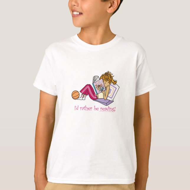Camiseta eu preferencialmente estaria lendo (Frente)