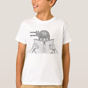 Camiseta Eu preferencialmente estaria lendo o t-shirt