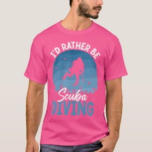 Camiseta Eu Preferencialmente Estaria Mergulhando Em Scuba