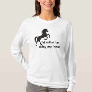 Camiseta Eu preferencialmente estaria montando o Hoodie das