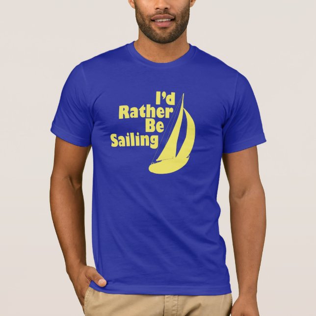 Camiseta Eu preferencialmente estaria navegando (Frente)