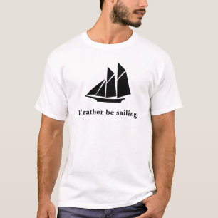 Camiseta Eu preferencialmente estaria navegando