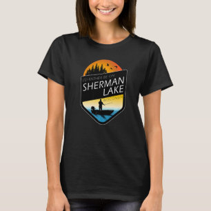 Camiseta Eu Preferencialmente Estaria No Sherman Lake Wisco