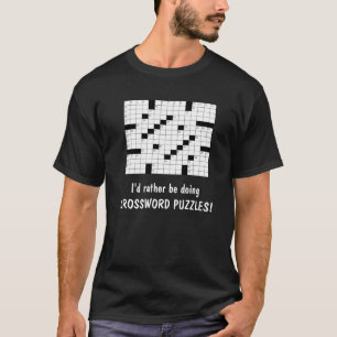 Camiseta Eu preferencialmente fazendo QUEBRA-CABEÇA de PALA