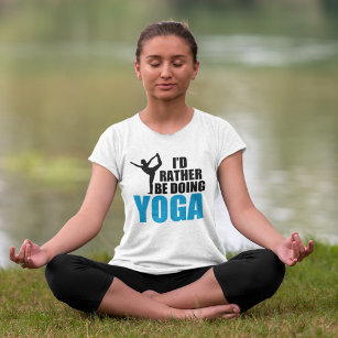 Camiseta Eu Preferencialmente Fazendo Yoga