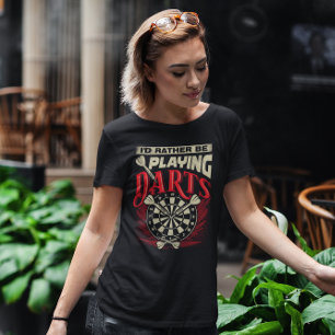 Camiseta Eu Preferencialmente Jogando Darts - Lenda da Liga