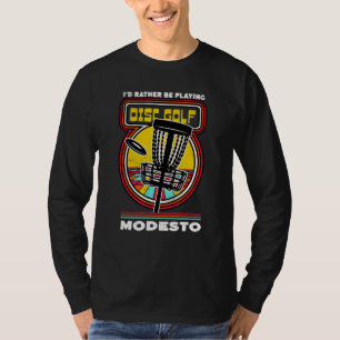 Camiseta Eu Preferencialmente jogando golfe de disco em Mod
