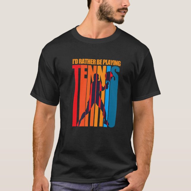 Camiseta Eu Preferencialmente Jogando Tênis Orgulho Tênis D (Frente)