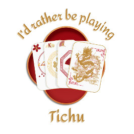 Camiseta Eu Preferencialmente Jogando Tichu, Dragão De Text