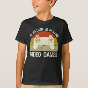 Camiseta Eu Preferencialmente Jogando Videos games