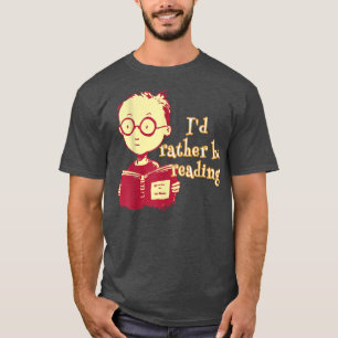 Camiseta Eu preferencialmente lendo