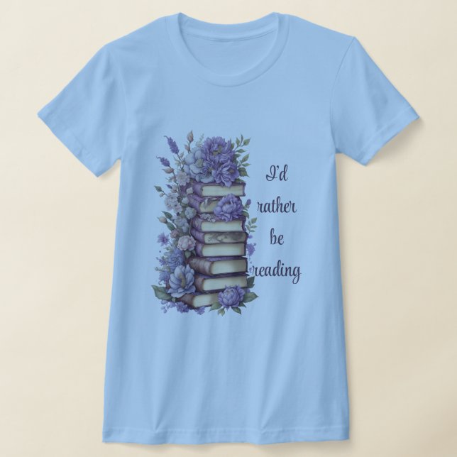 Camiseta Eu preferencialmente lendo o rato de biblioteca (Postura )