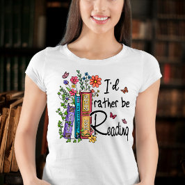 Camiseta Eu Preferencialmente Lendo Tshirt