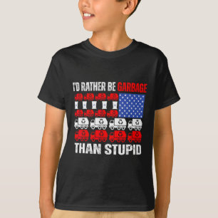 Camiseta Eu Preferencialmente Lixo Para Trump Trump No Lixo
