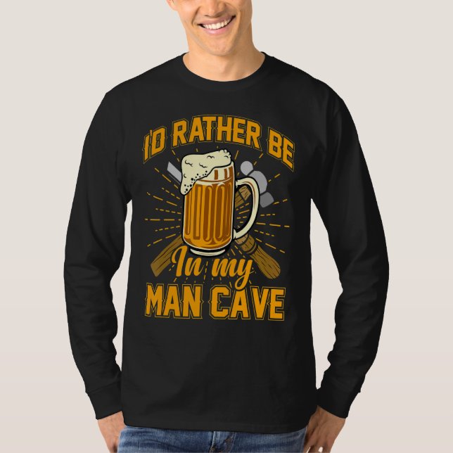 Camiseta Eu Preferencialmente Na Minha Caverna De Homem (Frente)