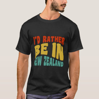 Camiseta Eu Preferencialmente Na Nova Zelândia