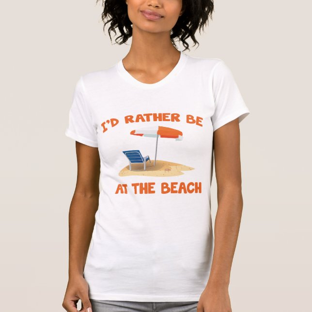 Camiseta Eu Preferencialmente Na Praia (Frente)