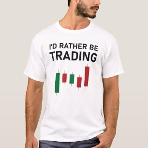 Camiseta Eu Preferencialmente negociando com o mercado de a