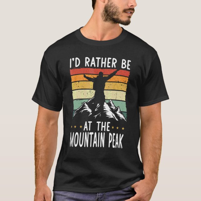 Camiseta Eu Preferencialmente No Acampamento De Pico Da Mon (Frente)
