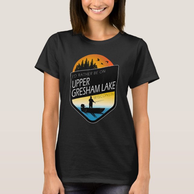 Camiseta Eu Preferencialmente No Alto Gresham Lake Wisconsi (Frente)