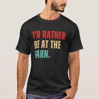Camiseta Eu Preferencialmente no Barn para o dono do treina