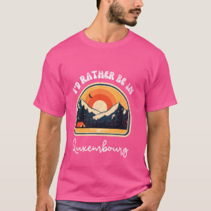 Camiseta Eu Preferencialmente No Luxemburgo Vintage Luxembo